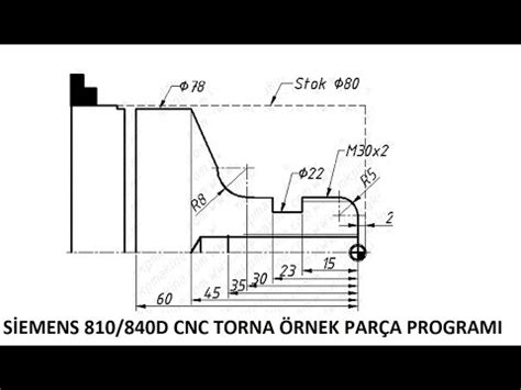 cnc torna teknik resim|cnc torna programı.